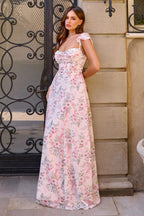 Elegant Embellished Formal Long Special Occasion Gown Detailed CDT749